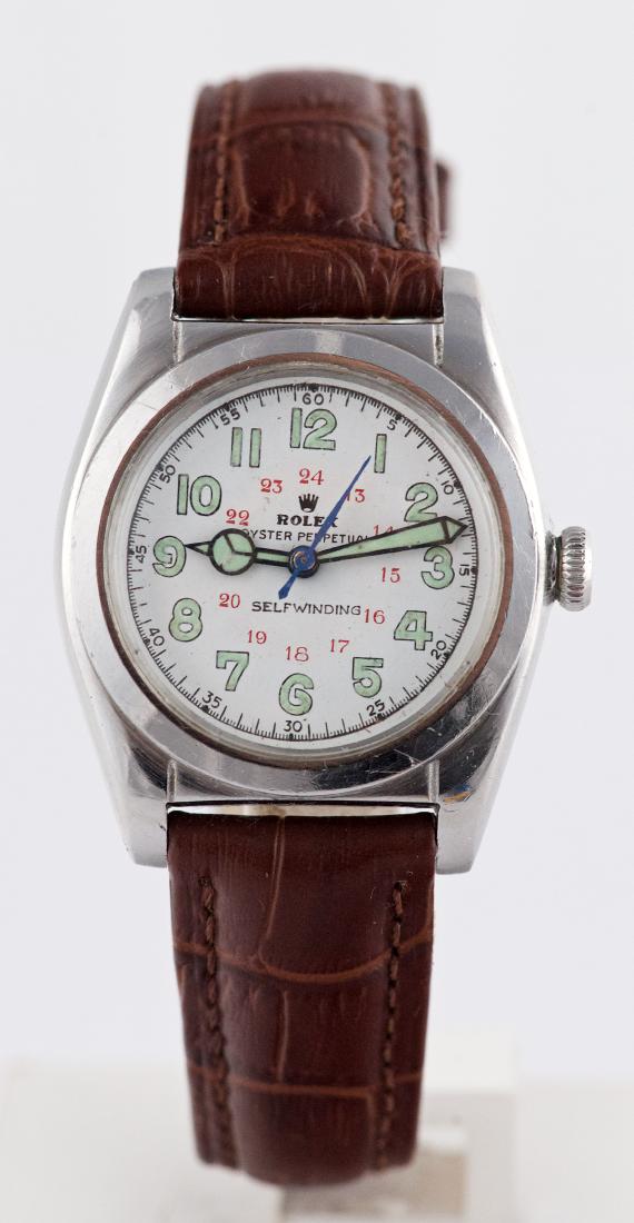 Vintage Rolex Bubbleback 24 Hour Military Dial Ref 2940
